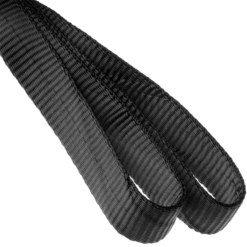 WEBBING - 1" TUBULAR BLACK (FT)
