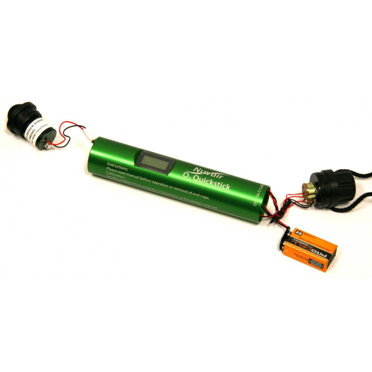 O2 ANALIZER O2 QUICKSTICK WITH ON/OFF CALIBRATION KNOB