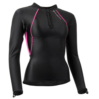 CHILLPROOF LONG SLEEVE CHEST ZIP - WOMEN