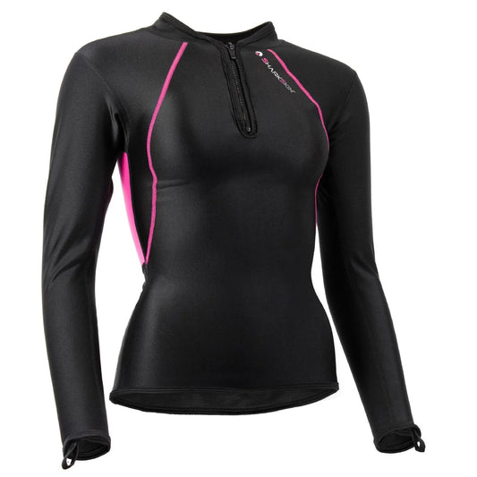 CHILLPROOF LONG SLEEVE CHEST ZIP - WOMEN