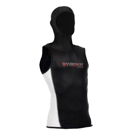 CHILLPROOF SLEEVELESS VEST WITH HOOD - MEN