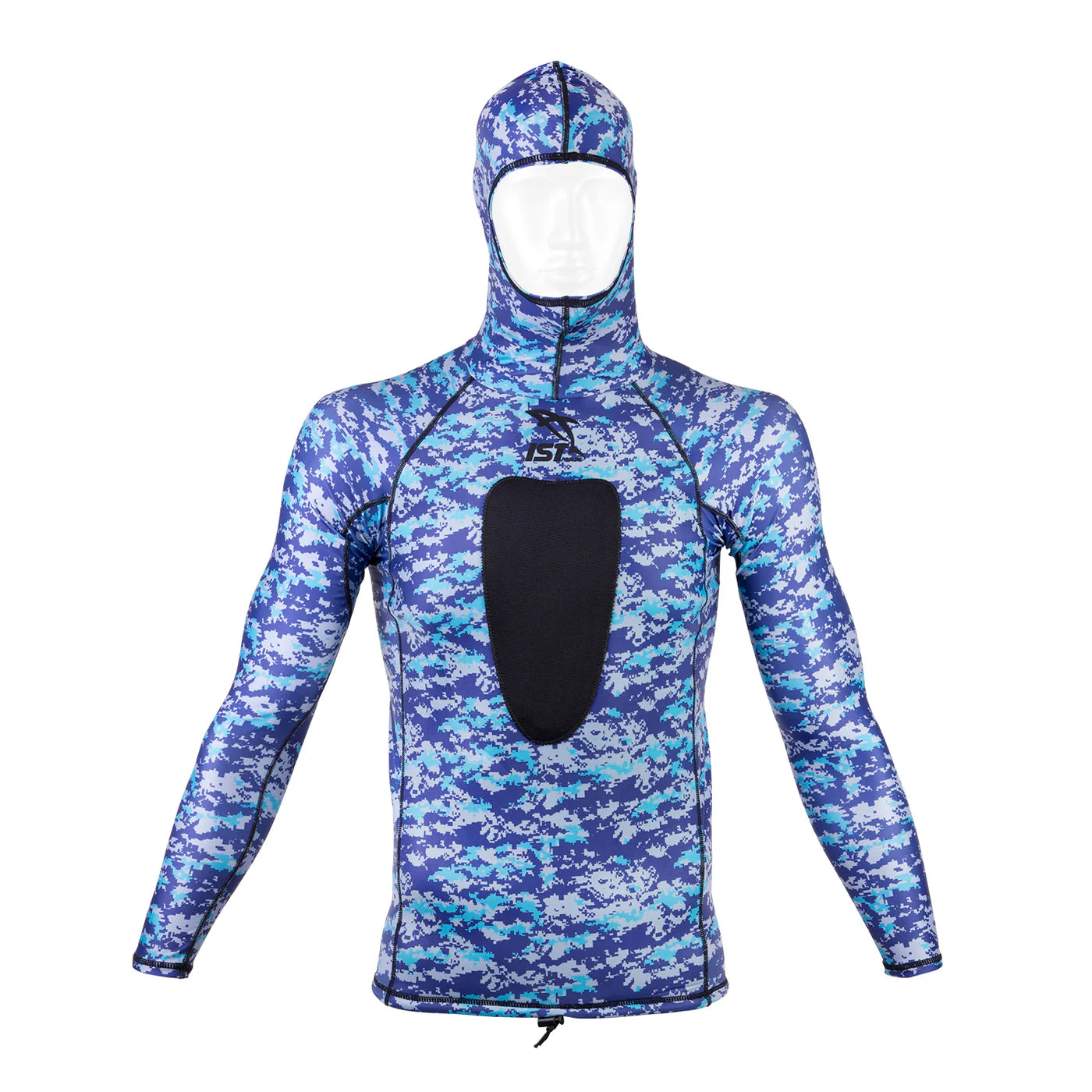 RASH GUARD WITH HOOD PAD CAMOUFLAGE IST