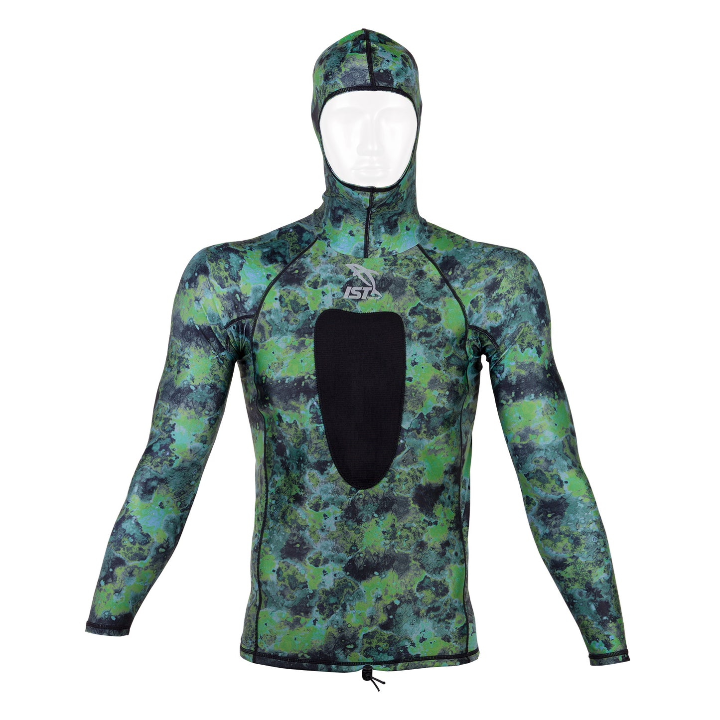 CAMO VEST WITH HOOD 2 MM LGE